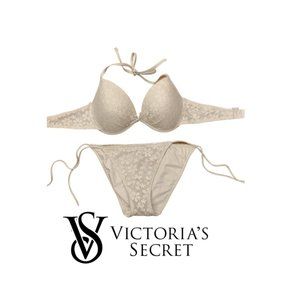White Victoria's Secret D Cup Bikini